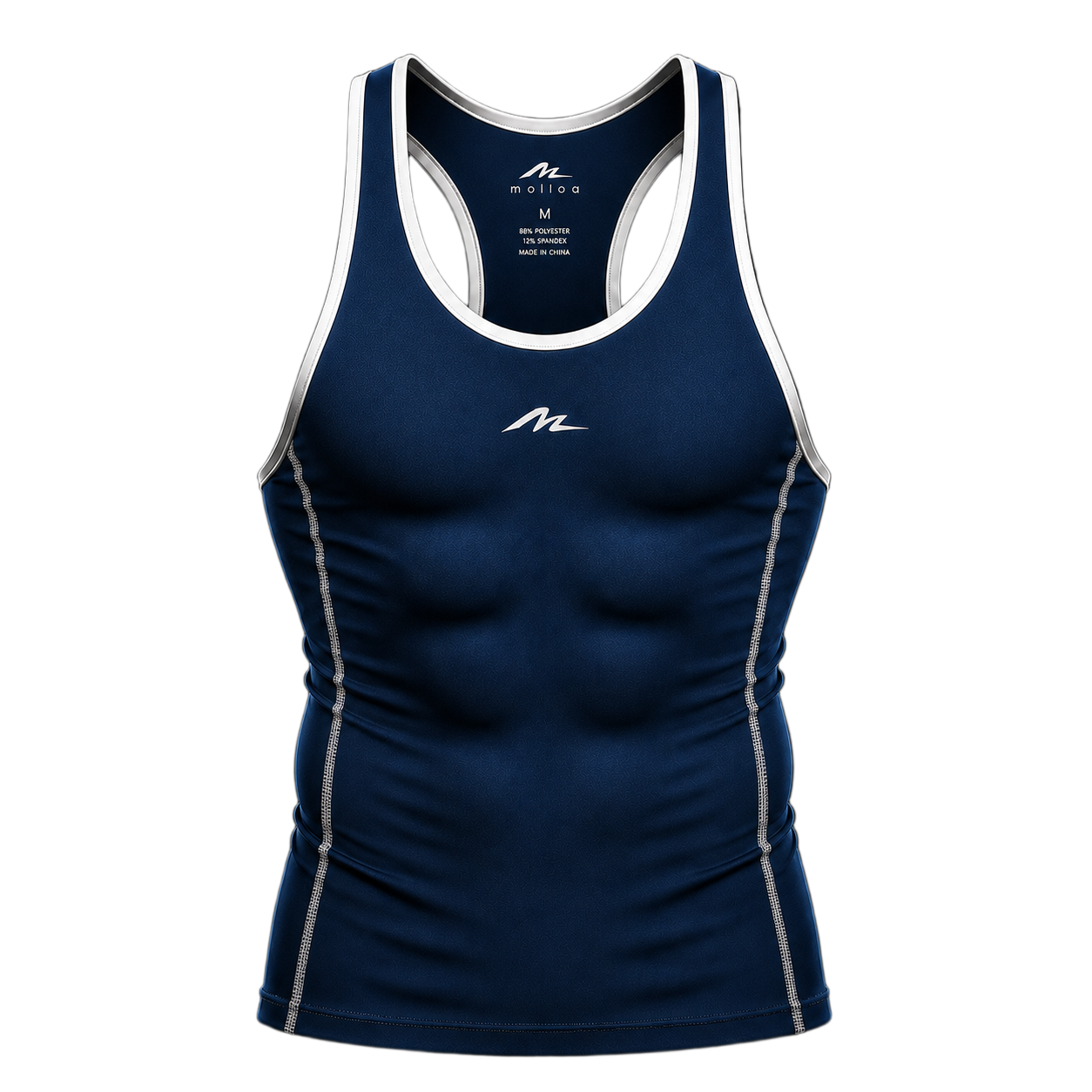 Molloa Modern Fitted Stringer in navy